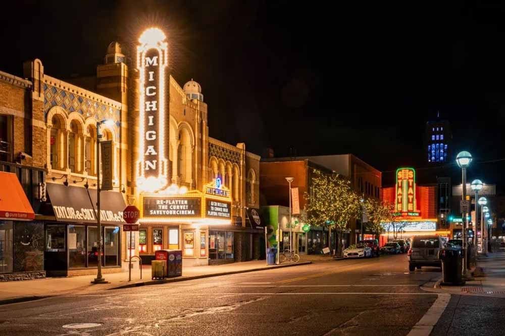 Ann Arbor, Michigan Downtown